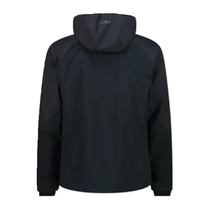 CMP Men's HighLoft Waterproof Insulated Hooded Jacket - Nero/Anthracite-1
