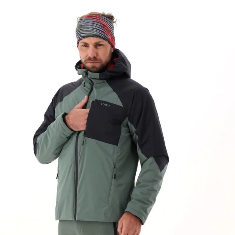 CMP Men's HighLoft Waterproof Insulated Hooded Jacket - Musk-8