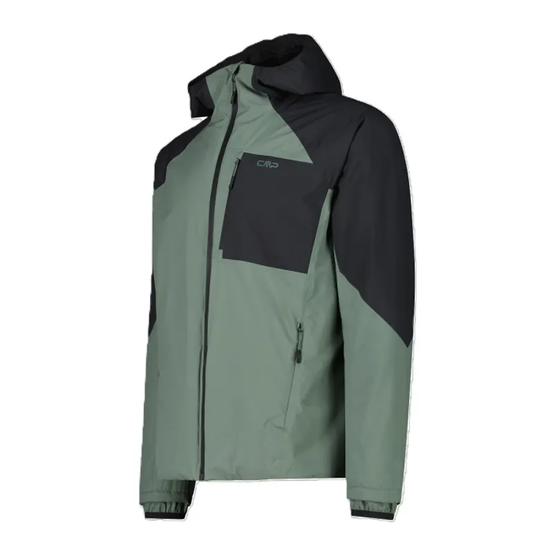 CMP Men's HighLoft Waterproof Insulated Hooded Jacket - Musk-2