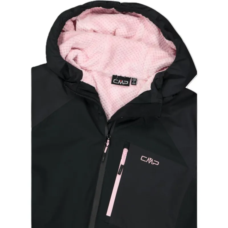 CMP Women's HighLoft Waterproof Insulated Hooded Jacket - Nero-3