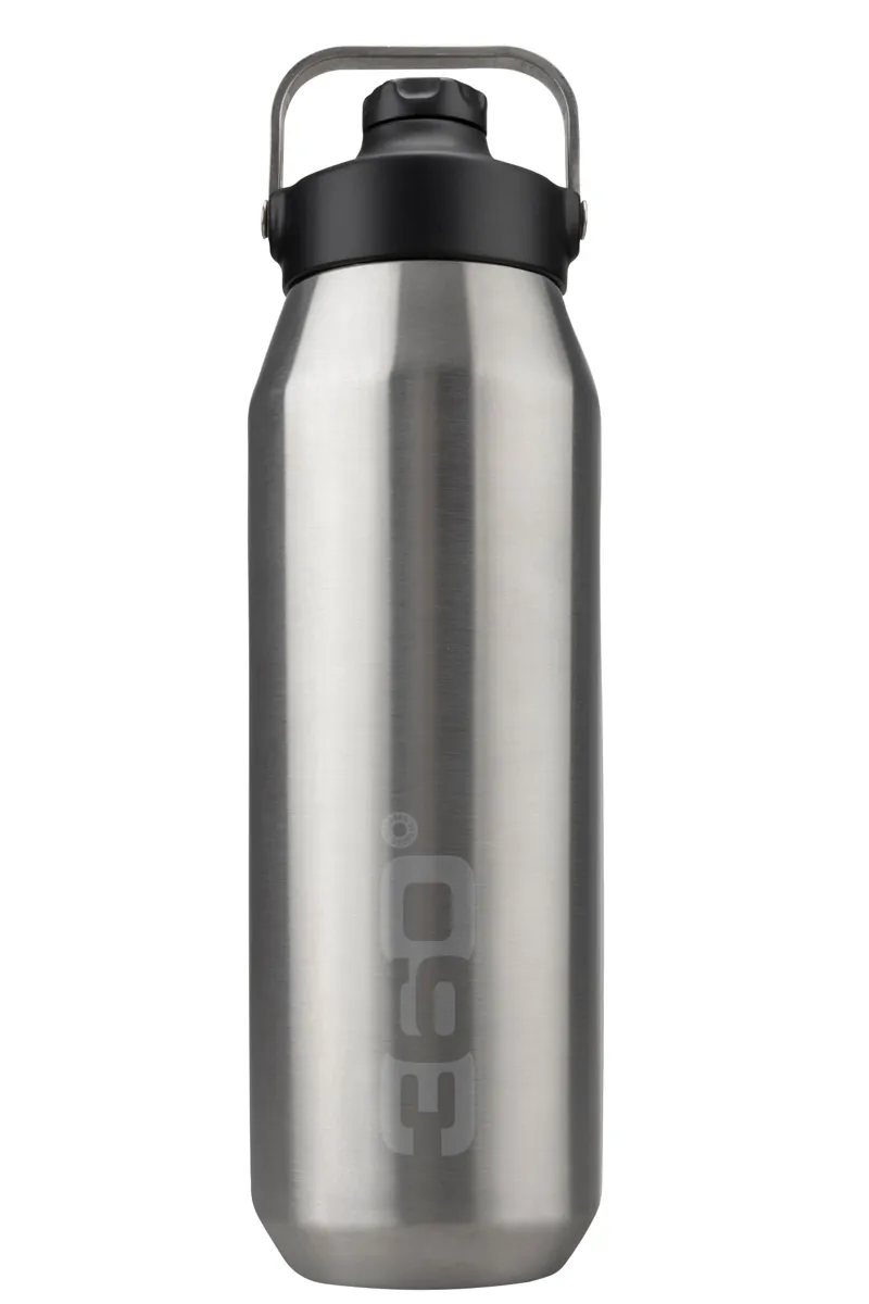 360 Degrees Wide Mouth Insulated Bottle 1 Litre - Silver
