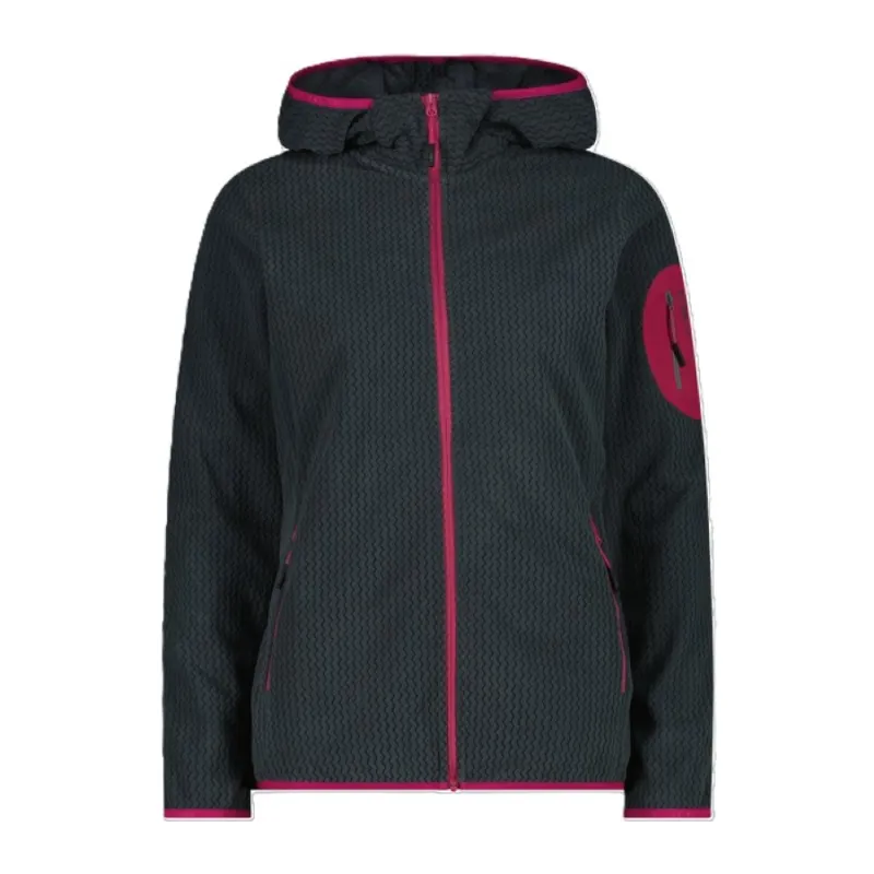 CMP Women's Unlimitech Hooded Fleece Jacket - Jungle