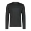CMP Men's Long Sleeve Merino Blend Base Layer - Solid Black