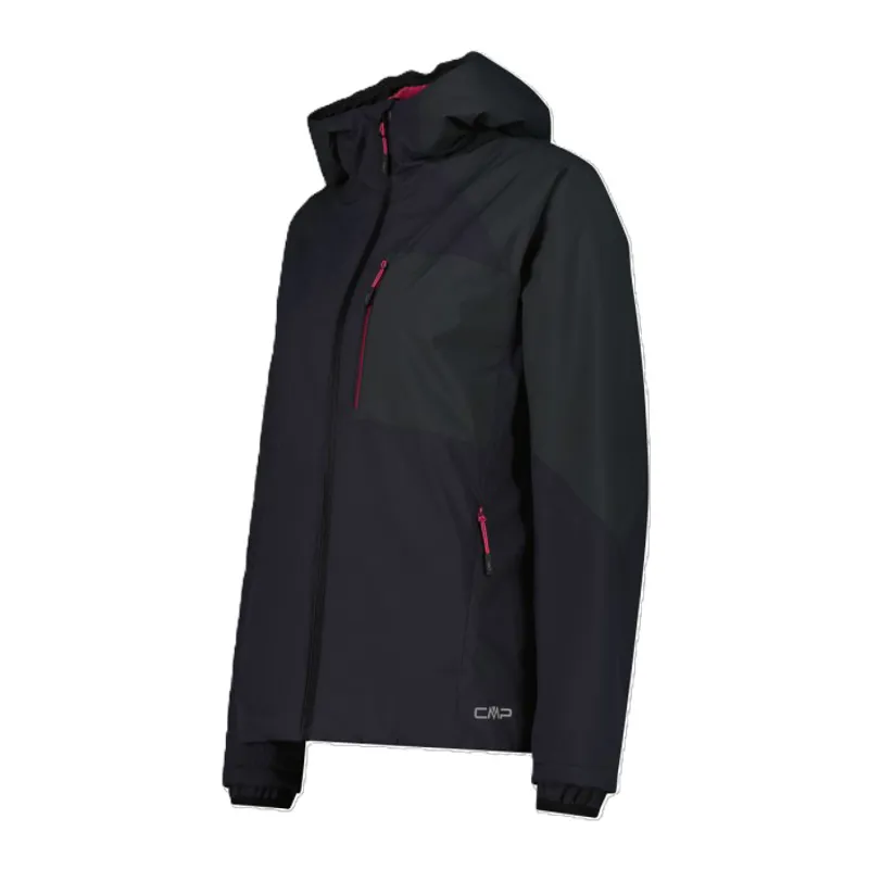 CMP Women's Unlimitech Waterproof Insulated Jacket - Nero/Anthracite-2