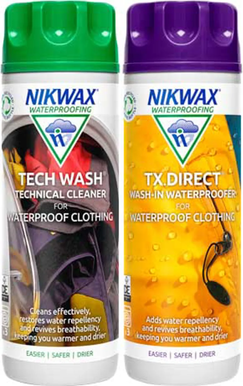 Nikwax Tech Wash 300ml and TX.Direct 300ml Wash-in