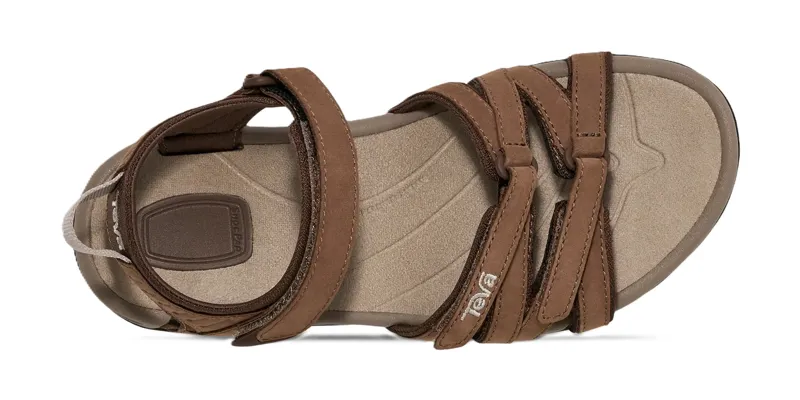 Teva Women's Tirra Leather Sandal - Caribou-4