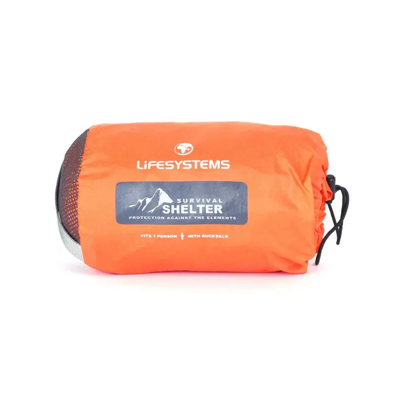 Lifesystems Survival Shelter 1 Person - Orange-2
