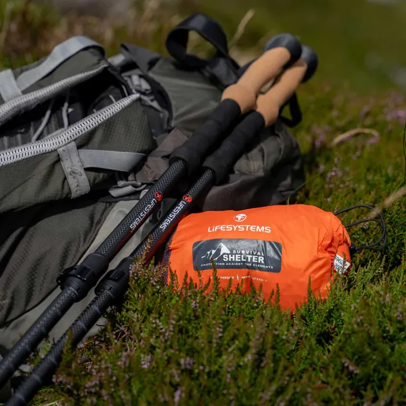 Lifesystems Survival Shelter 1 Person - Orange-6