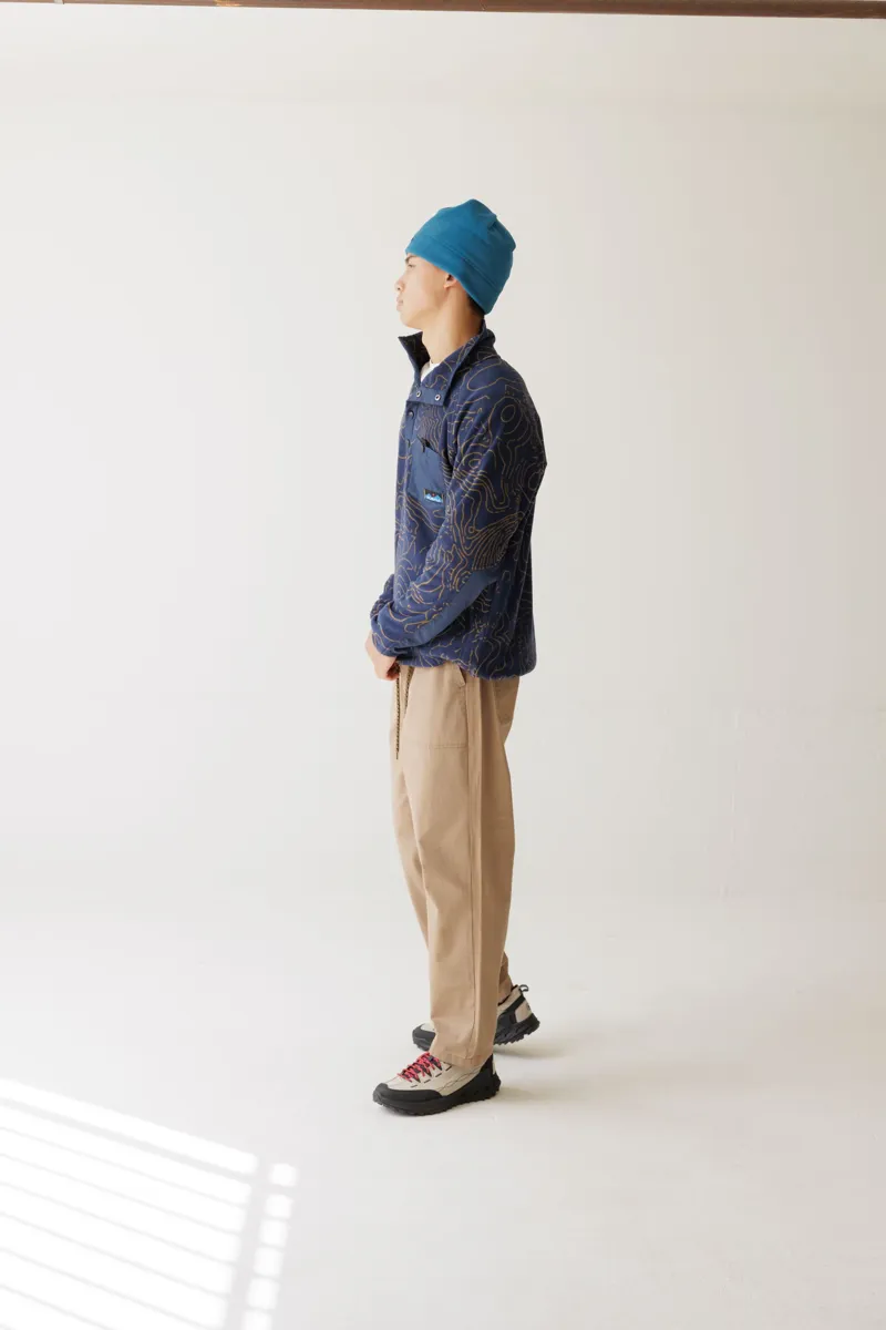 Kavu Teannaway Fleece - Blue Water Topo-1