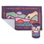 Lifeventure Sundown Berber Fleece Lined Blanket - Mountain Print