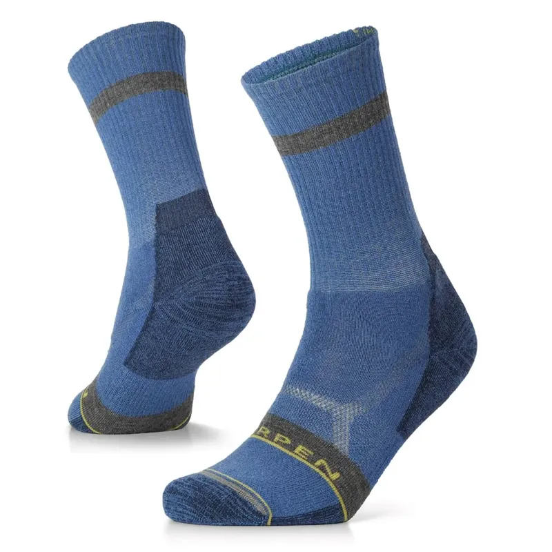 Lorpen Merino Hike Mid Crew - Bijou Blue