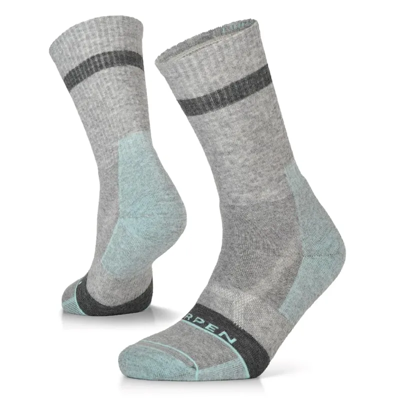 Lorpen Women's Merino Hike Mid Crew - Light Granite