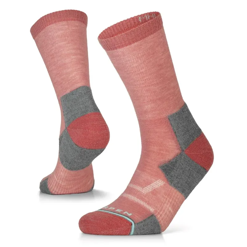 Lorpen Women's Merino Hike Light Crew - Bordeaux