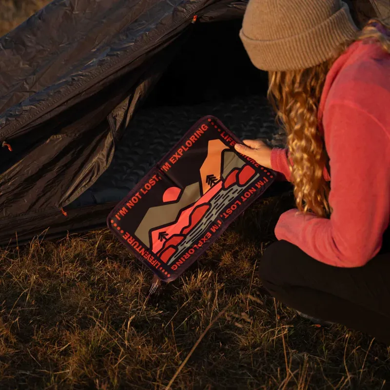 Lifeventure Folding Sit Mat - Mountain Print-4