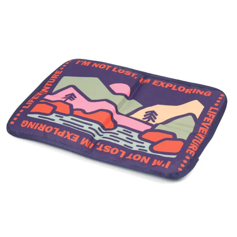 Lifeventure Folding Sit Mat - Mountain Print-1