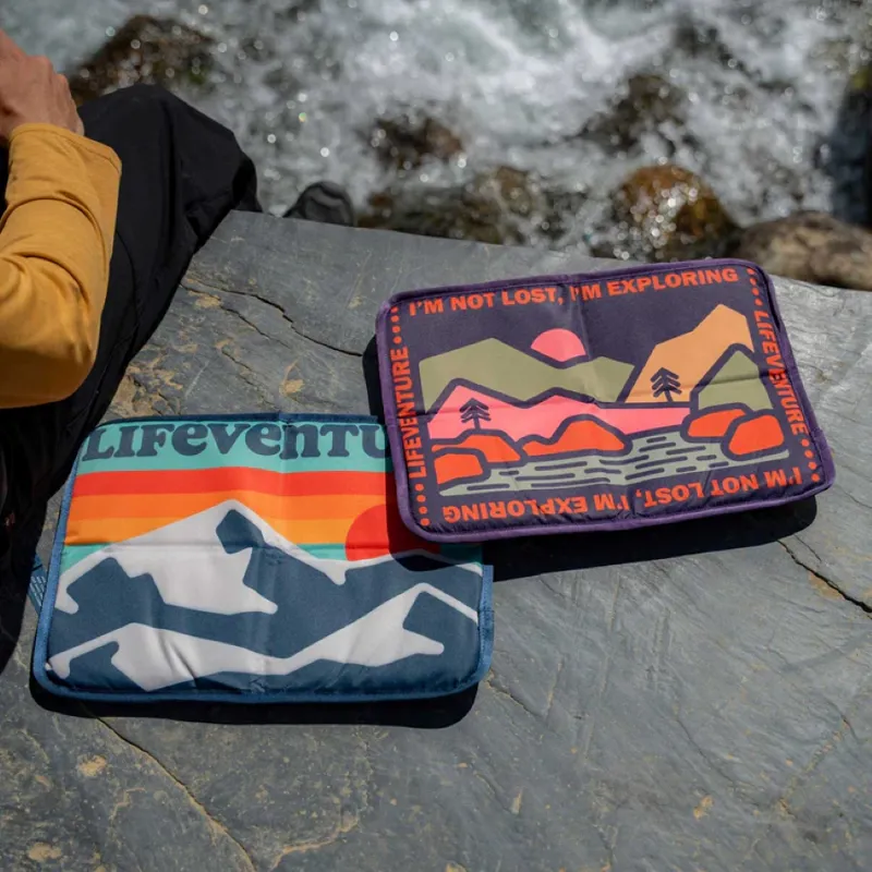 Lifeventure Folding Sit Mat - Mountain Print-5
