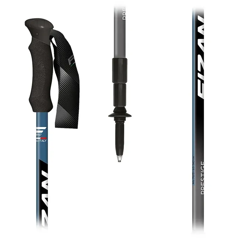 Fizan Prestige Trekking Pole Pair - Blue-2