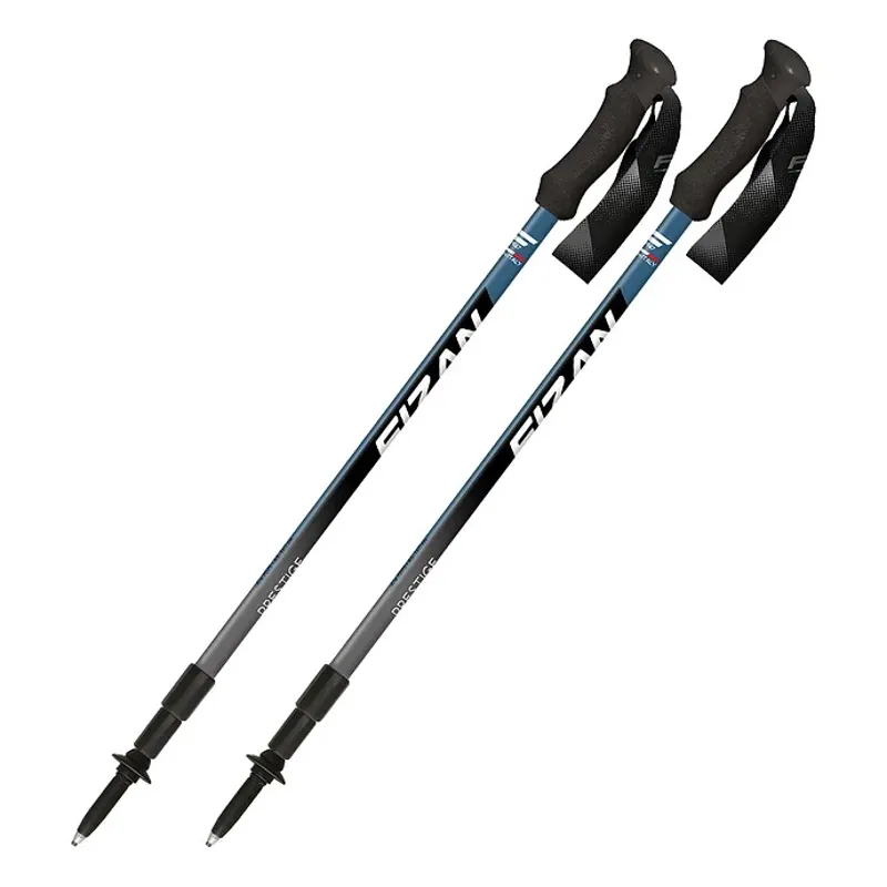 Fizan Prestige Trekking Pole Pair - Blue-1