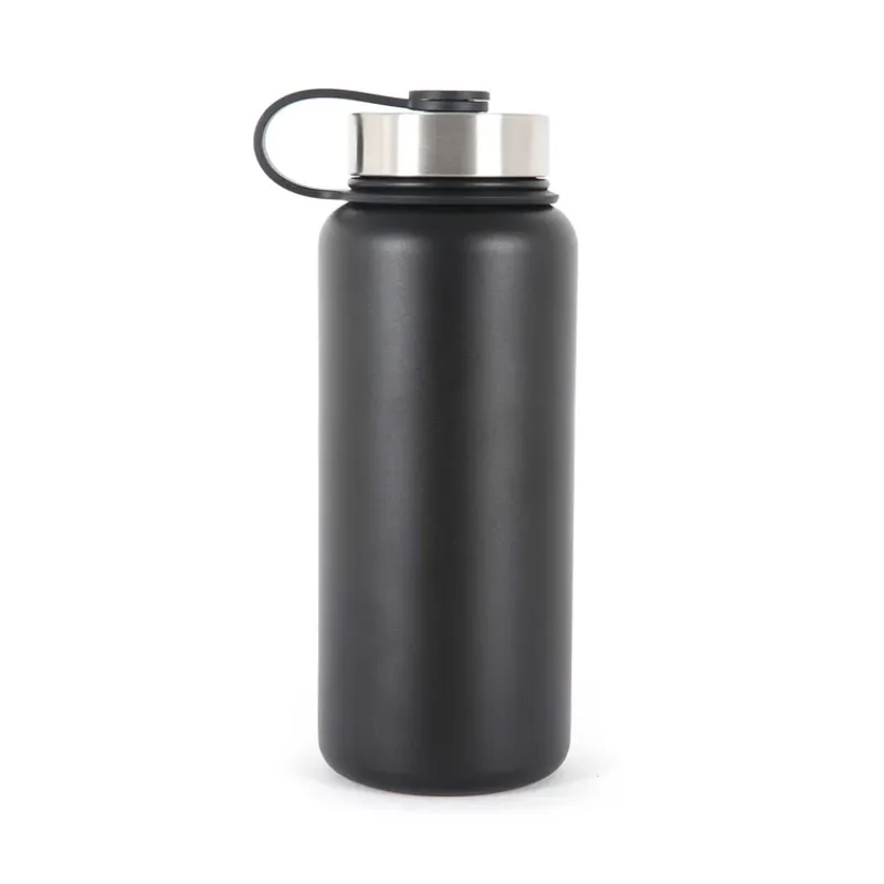 Liveventure Stainless Steel Flask 1000ml - Black-1