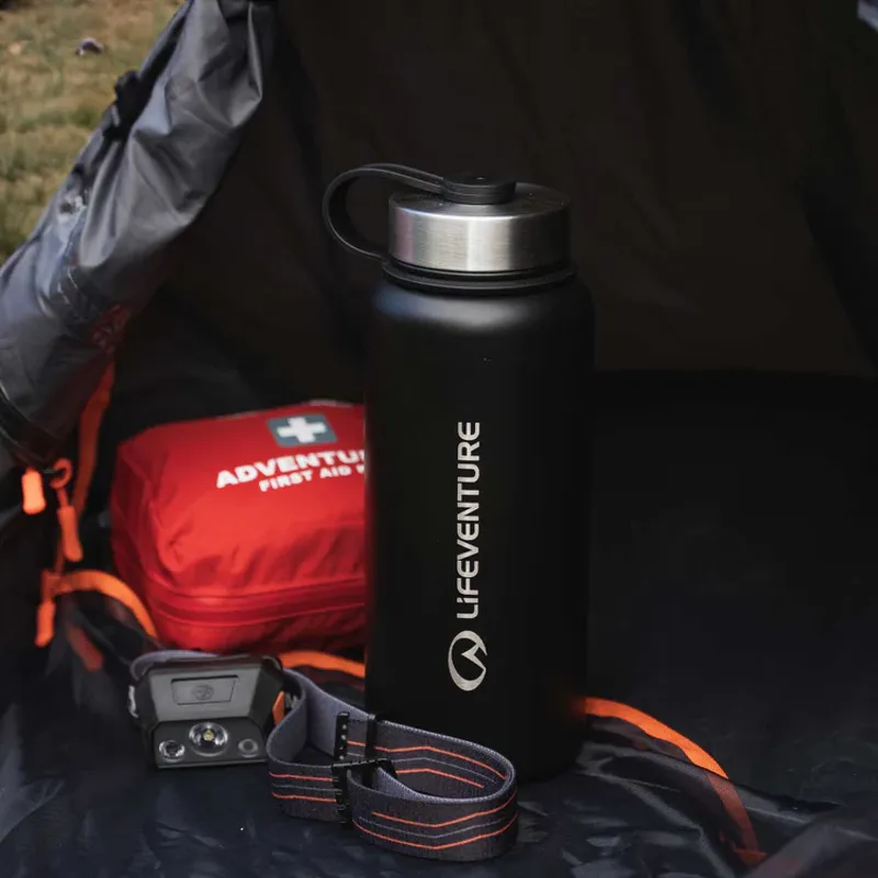 Liveventure Stainless Steel Flask 1000ml - Black-4