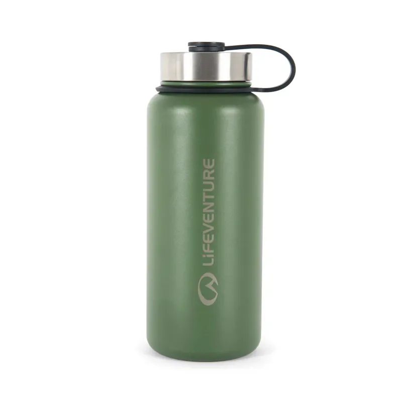 Liveventure Stainless Steel Flask 1000ml - Khaki