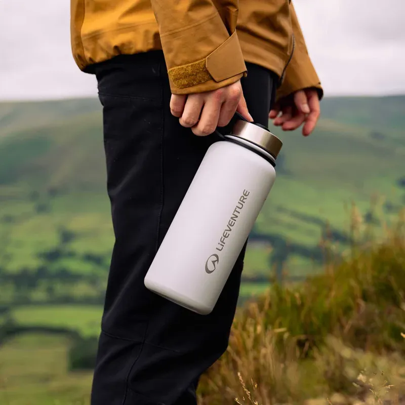 Liveventure Stainless Steel Flask 1000ml - Light Grey-2