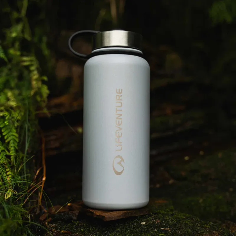 Liveventure Stainless Steel Flask 1000ml - Light Grey-3