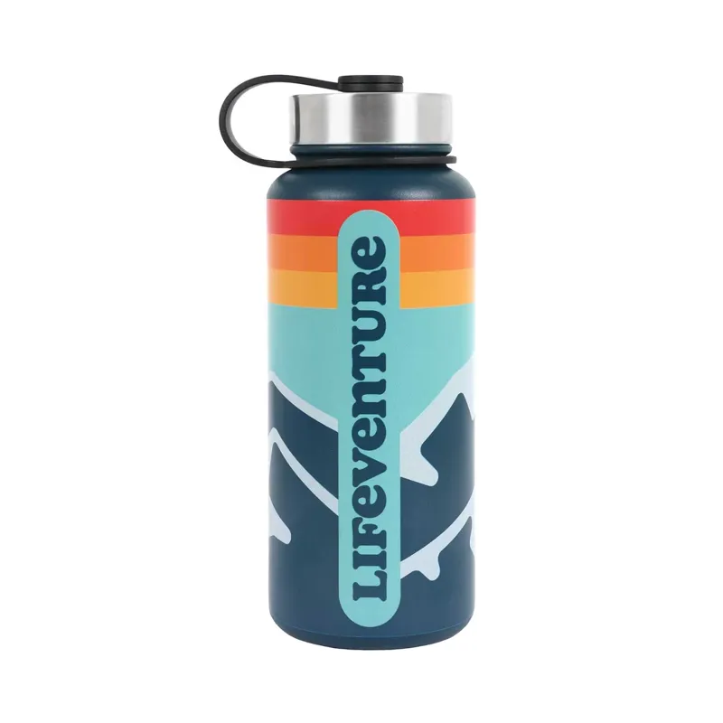 Liveventure Stainless Steel Flask 1000ml - Retro