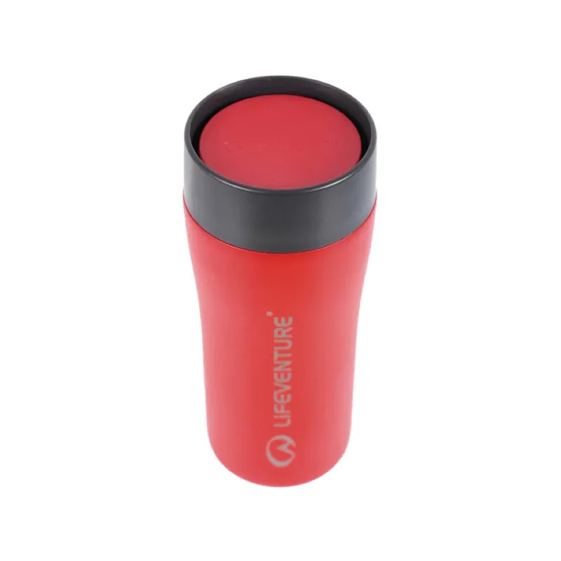 Lifeventure One-Touch Thermal Mug 330ml - Red-1