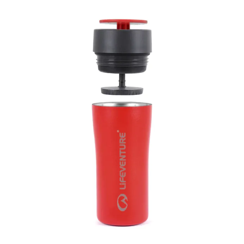 Lifeventure One-Touch Thermal Mug 330ml - Red-2