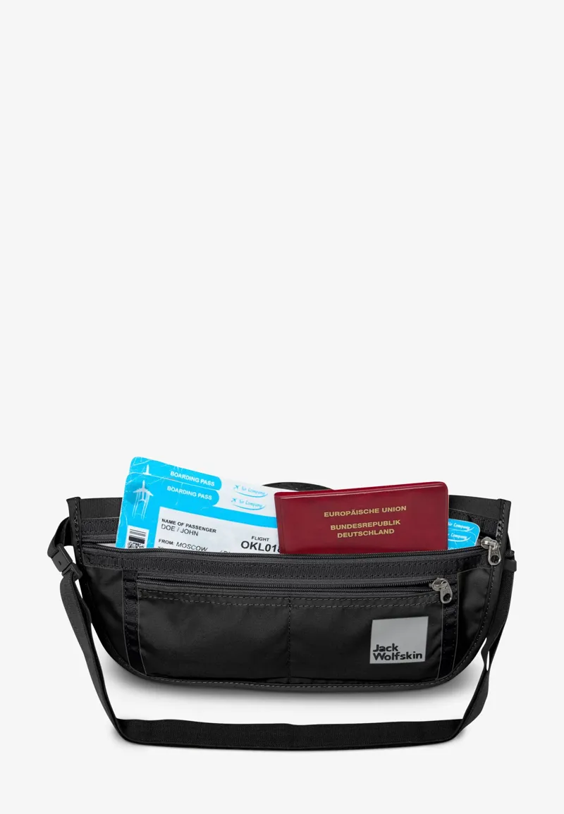 Jack Wolfskin Document Belt De Luxe - Black-4
