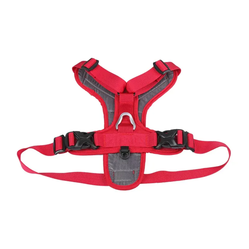 Mountain Paws Dog Harness - Red-2