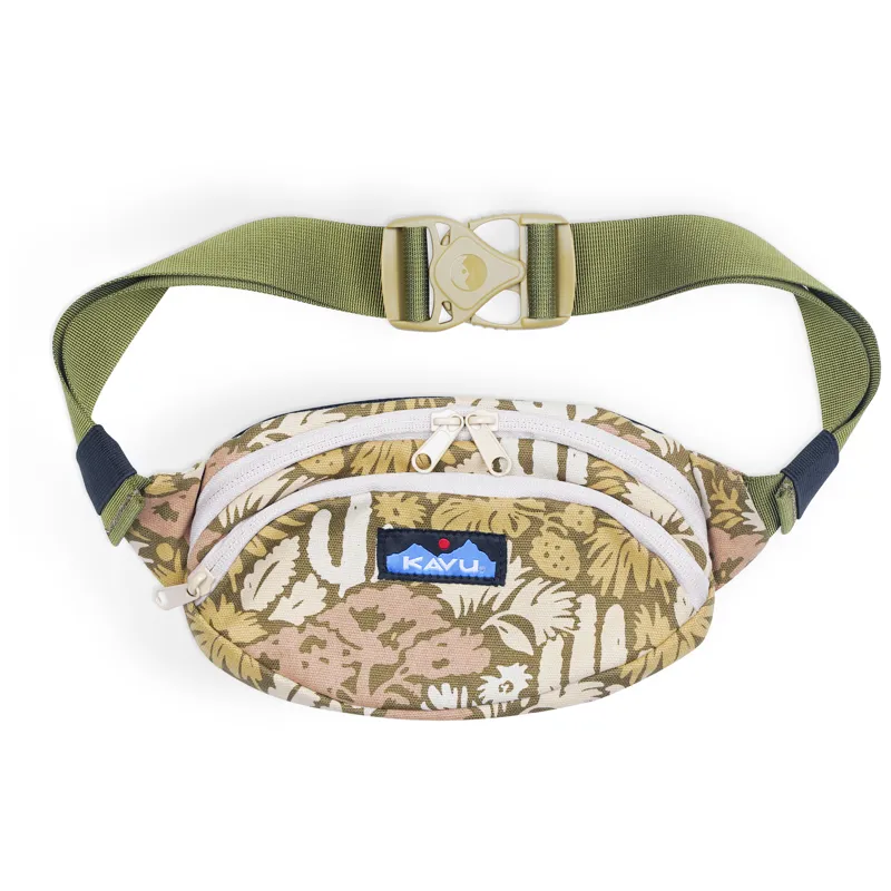 Kavu Canvas Spectator Belt Bag - Cactus Garden