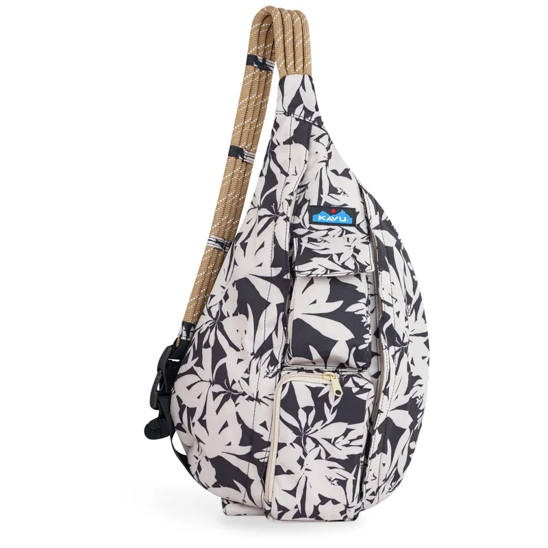 Kavu Rope Sling Bag - BW Fronds