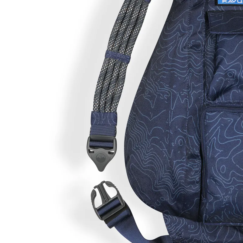 Kavu Rope Sling Bag - Navy Topo-3
