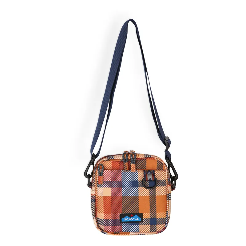 Kavu Globetrot Cross Body Bag - Cabin Plaid