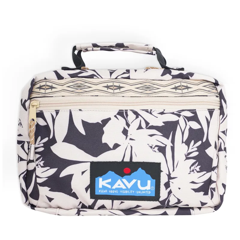 Kavu Take In Tow Accessory Kit Bag - BW Fronds