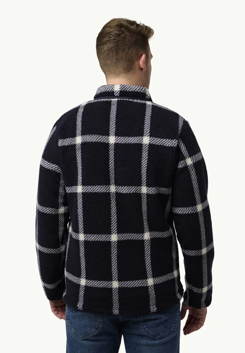 Jack Wolfskin Men's Felslicht Check Jacket - Dark Navy-3