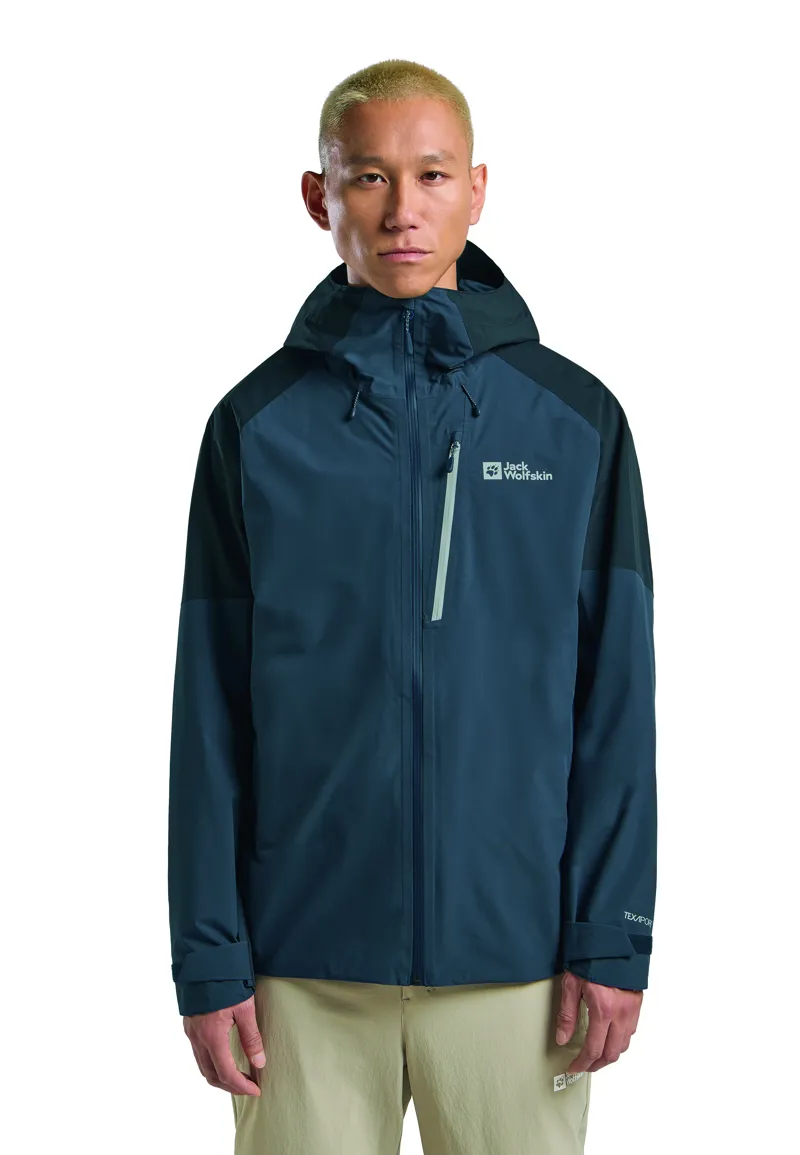 Jack Wolfskin Men's Eagle Peak 2L Waterproof Jacket - Midnight Sky-3