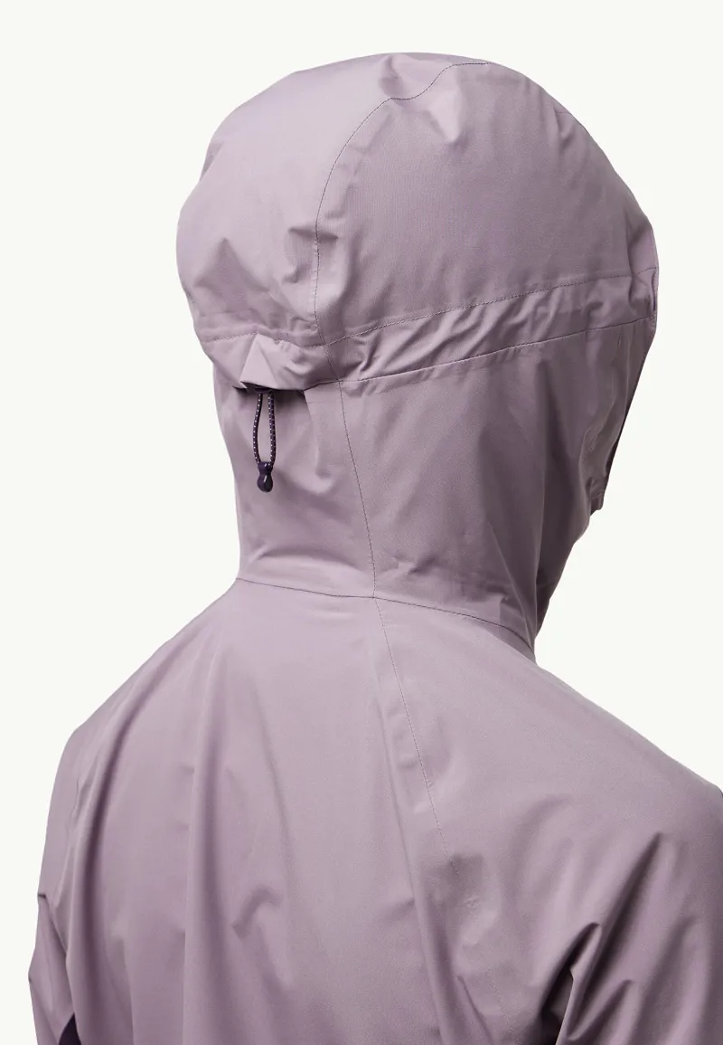 Jack Wolfskin Women's Eagle Peak 2L Waterproof Jacket - Wild Blossom-5