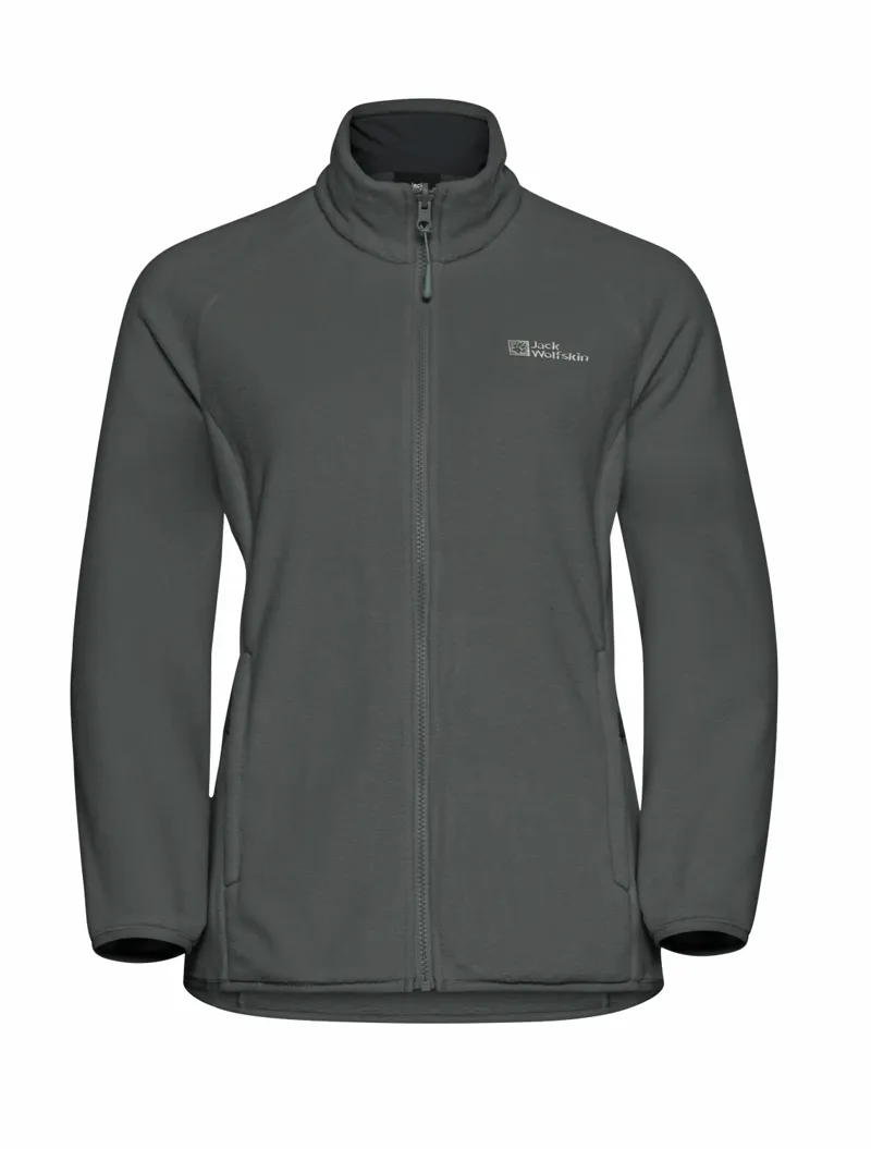 Jack Wolfskin Women's Moonrise Full Zip Fleece - Slate Green