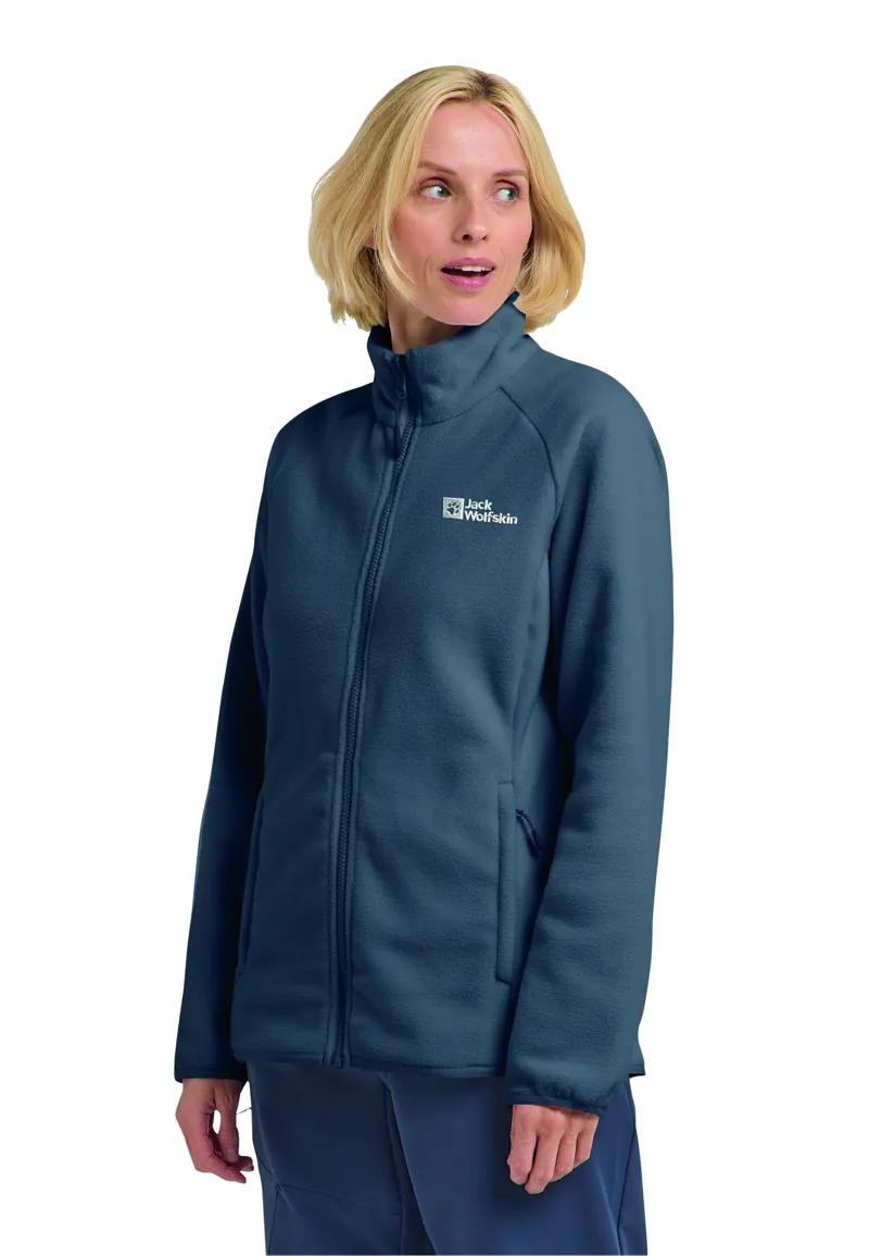 Jack Wolfskin Women's Moonrise Full Zip Fleece - Midnight Sky-3