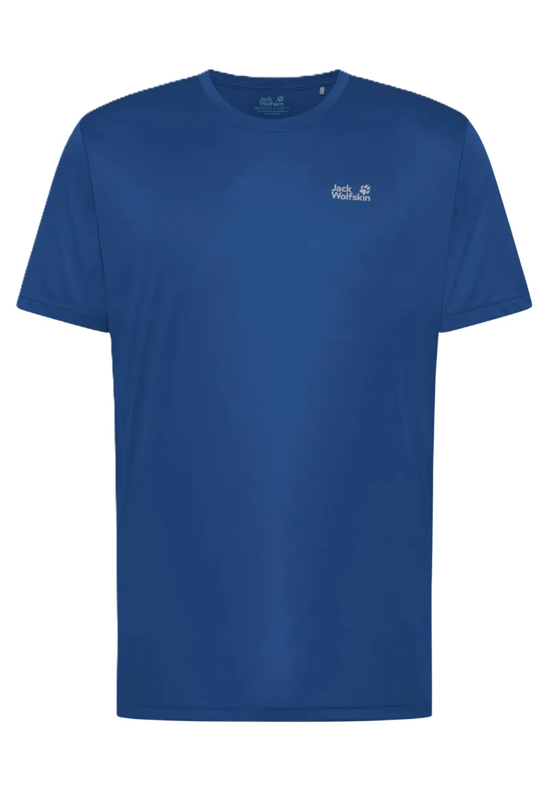 Jack Wolfskin Men's Tech Tee - Blue Orchid