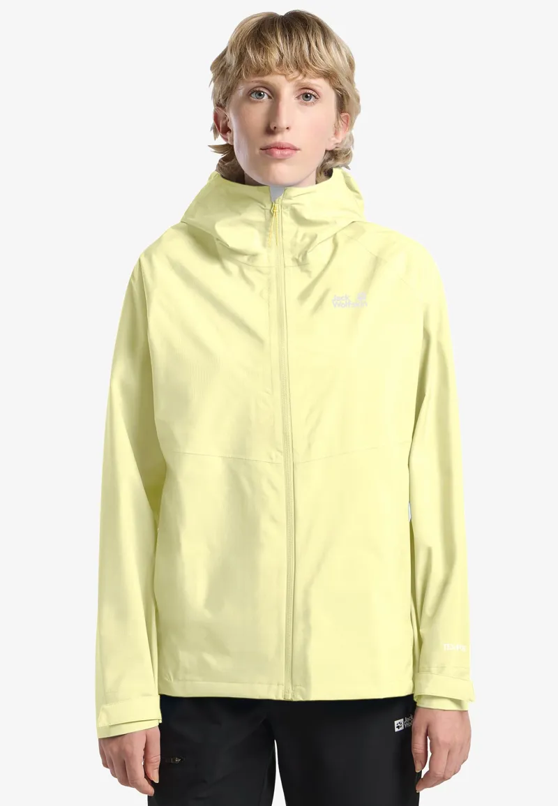 Jack Wolfskin Women's Prelight 2.5L Lt Waterproof Jacket - Daisy-3