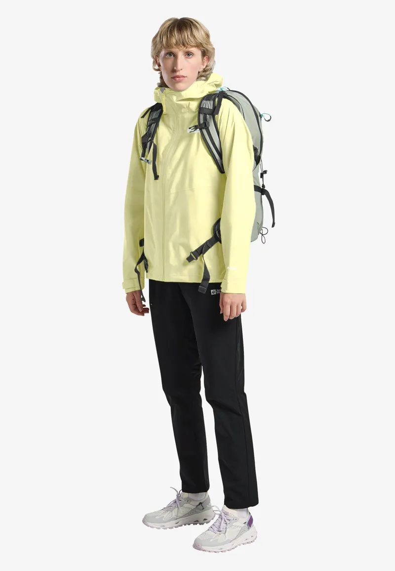 Jack Wolfskin Women's Prelight 2.5L Lt Waterproof Jacket - Daisy-7