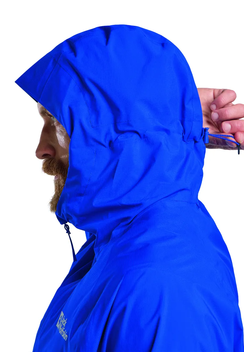 Jack Wolfskin Men's Prelight 2.5L Lt Waterproof Jacket - Vibrant Blue-6