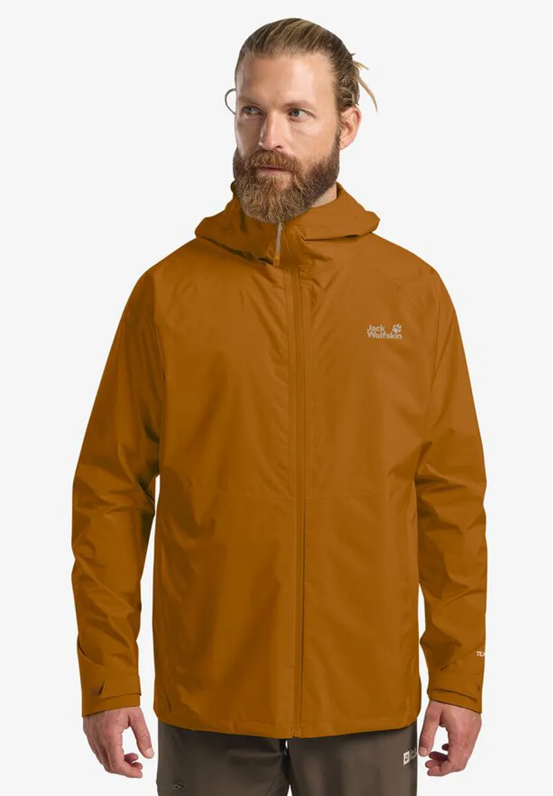 Jack Wolfskin Men's Prelight 2.5L Lt Waterproof Jacket - Autumn Leaves-3