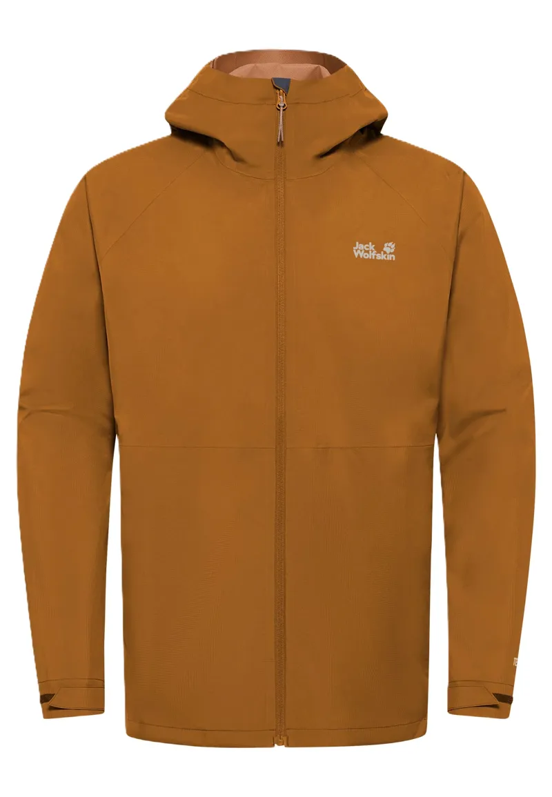 Jack Wolfskin Men's Prelight 2.5L Lt Waterproof Jacket - Autumn Leaves