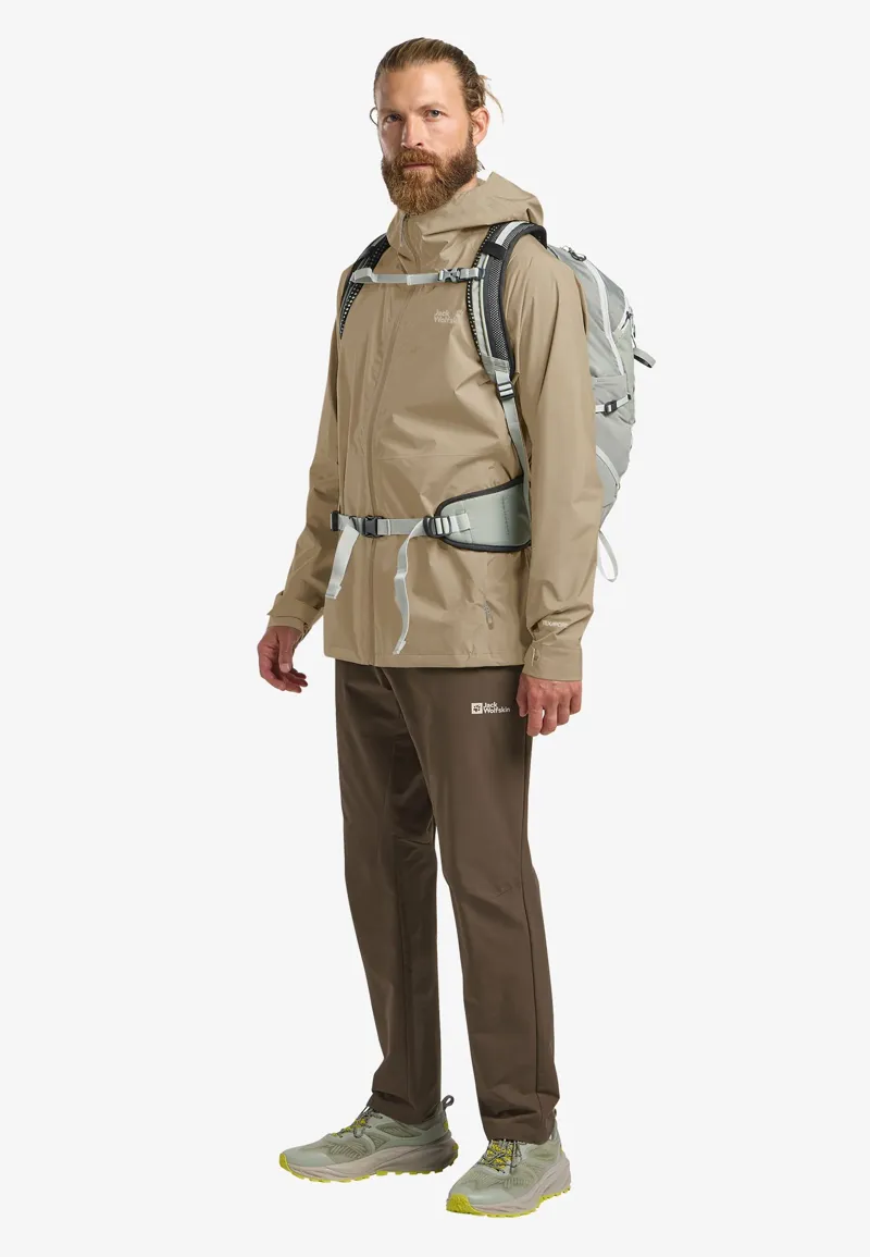 Jack Wolfskin Men's Prelight 2.5L Lt Waterproof Jacket - Hazelwood-5