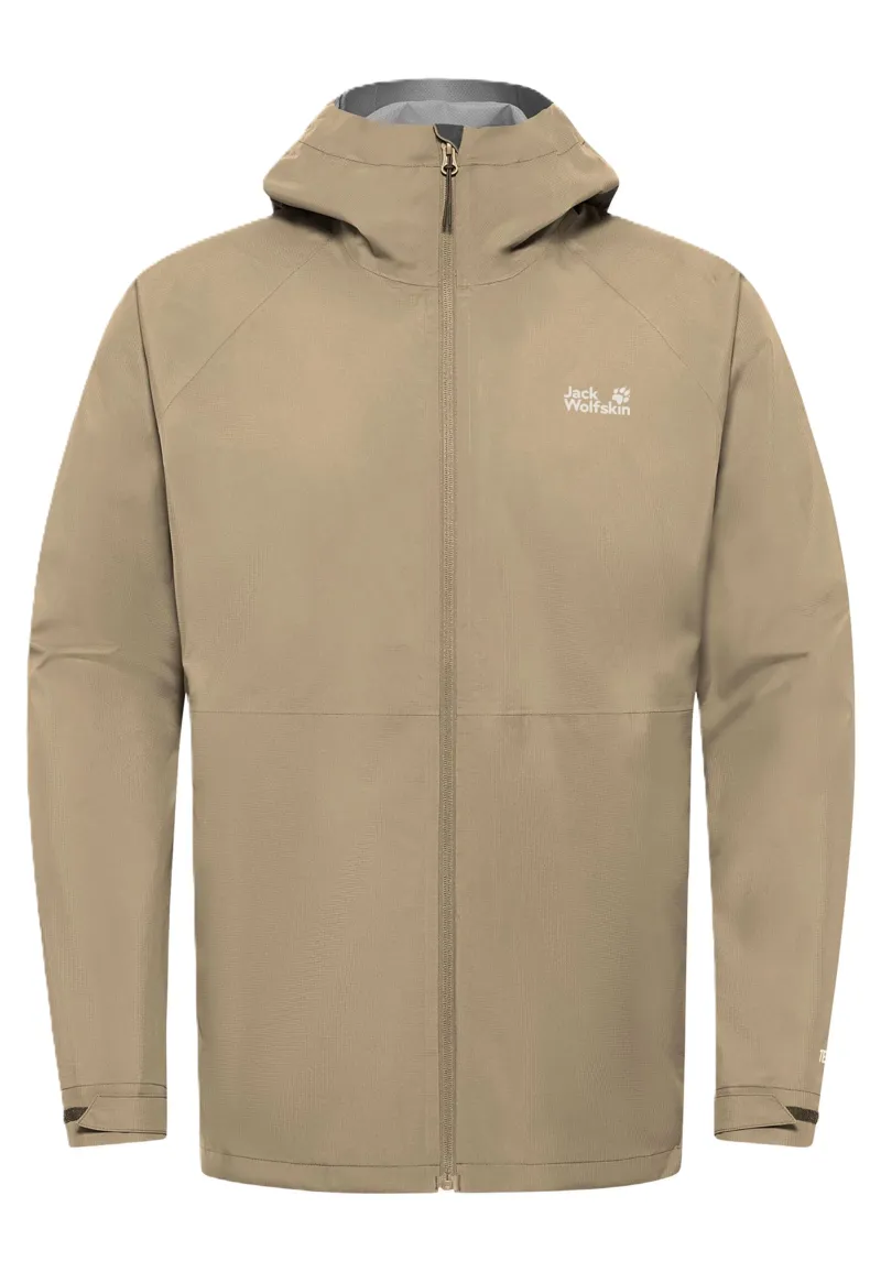 Jack Wolfskin Men's Prelight 2.5L Lt Waterproof Jacket - Hazelwood